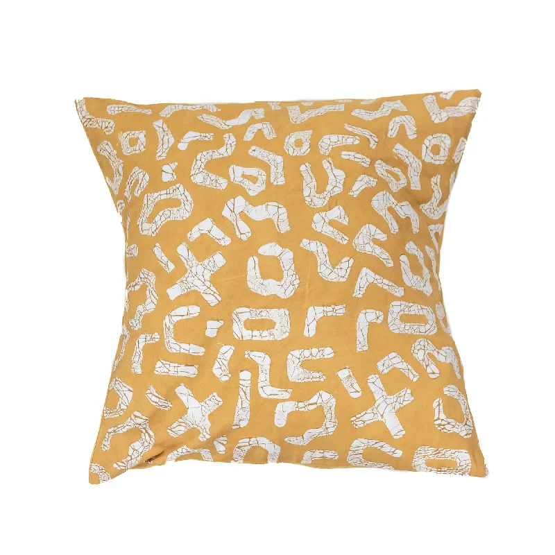 Kuba Original Mustard Filled Cushion Cover