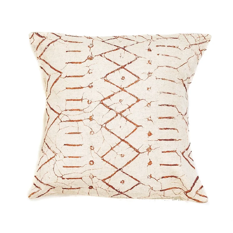 Matika Linen Rust Cushion Cover