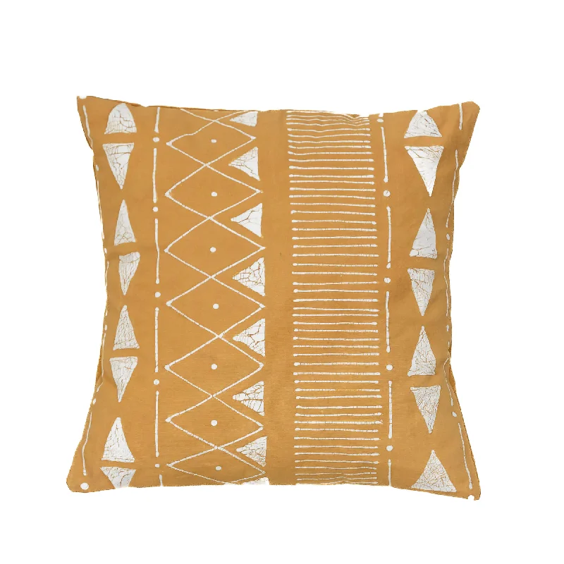 Matika Mustard Linear Cushion Cover