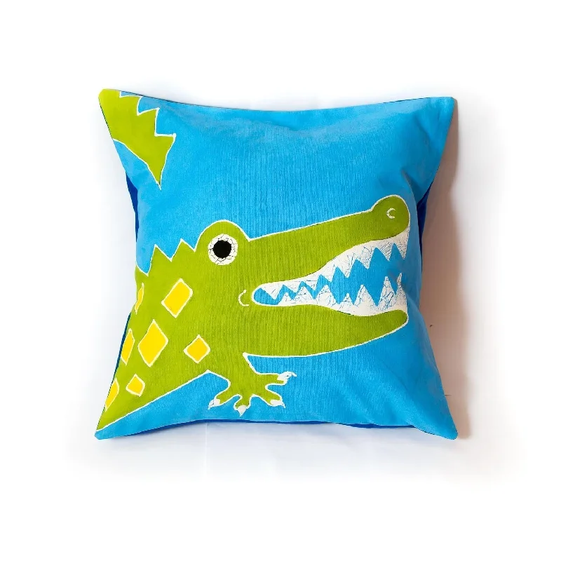 Safari Fun Crocodile Cushion Cover