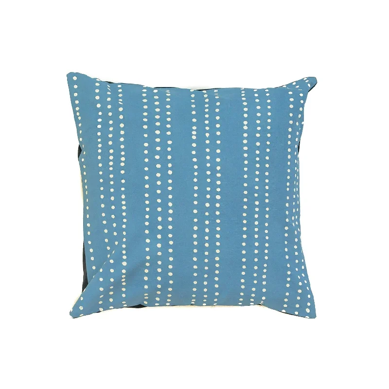 Tribal Cloth Indigo Dots Cushion Cover