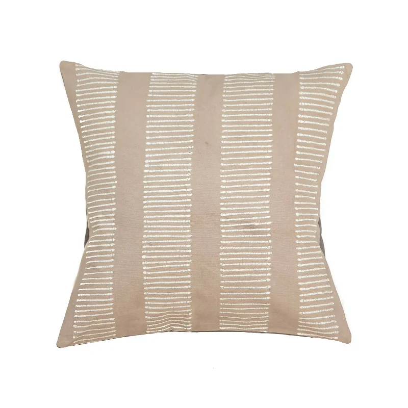 Tribal Cloth Mushroom Lines Cushion Cover