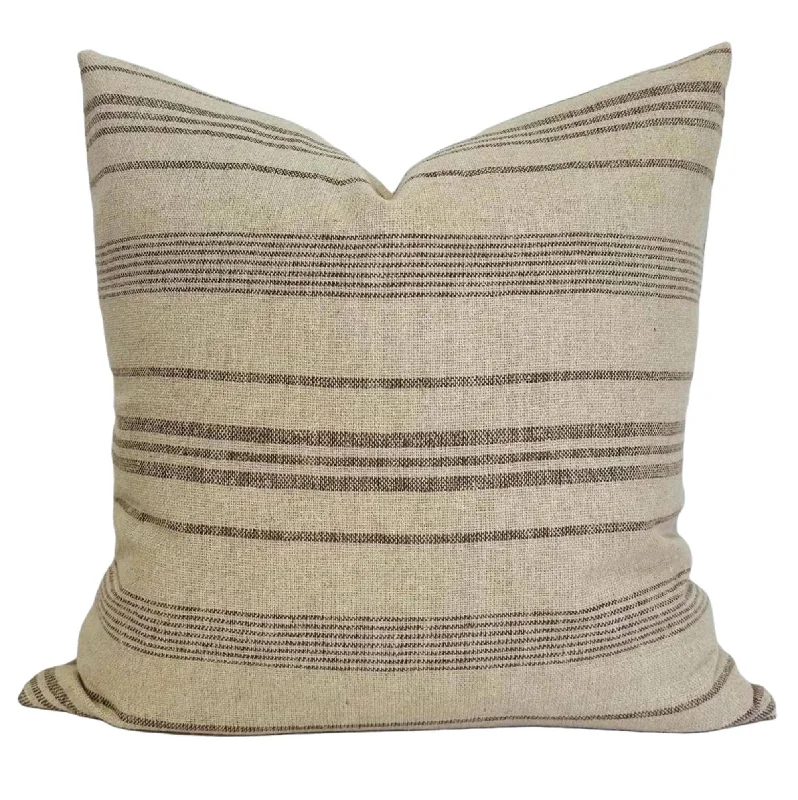 Designer "George" Striped Pillow Cover