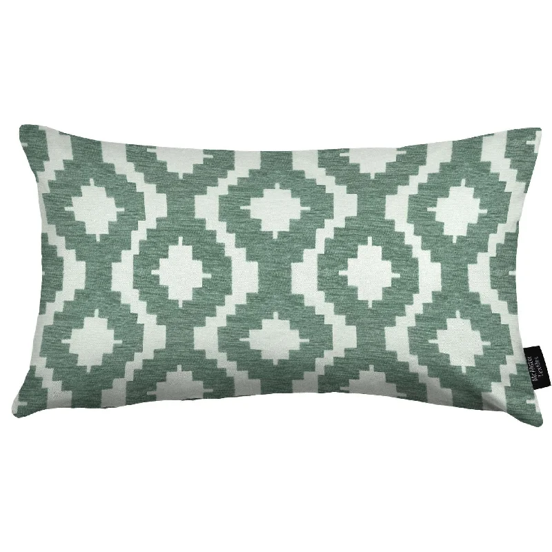 Arizona Geometric Duck Egg Blue Pillow