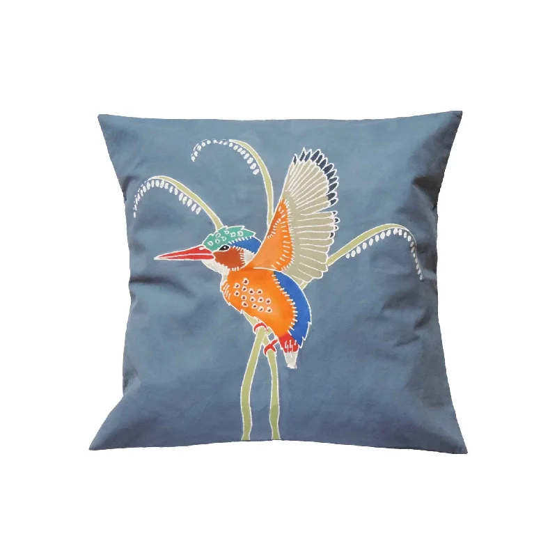 Papiko Malachite Kingfisher Cushion Cover