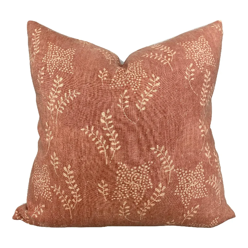 READY TO SHIP Designer Aida in Roux Pillow Cover