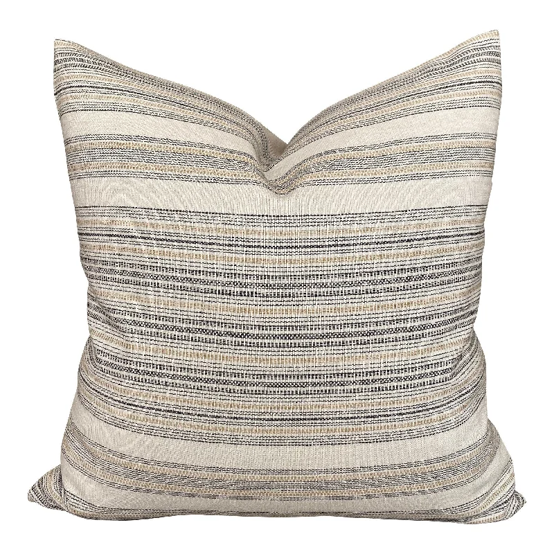 READY TO SHIP Designer Clay McLaurin Caspian Pillow Cover in Sand