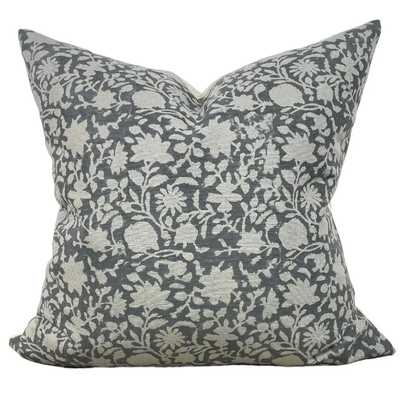 READY TO SHIP Designer "Maywood" Floral Pillow Cover