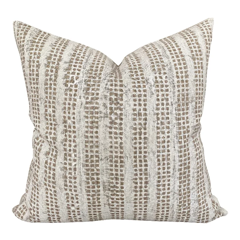 READY TO SHIP Designer Nepsa in White  Linen Pillow Cover