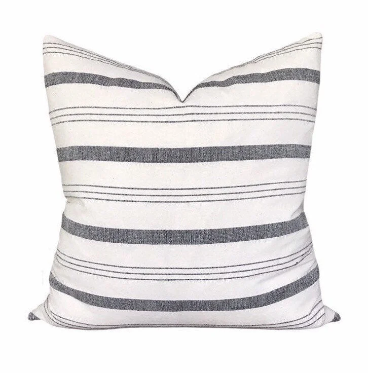 READY TO SHIP Kufri Lima Stripe Pillow in Natural