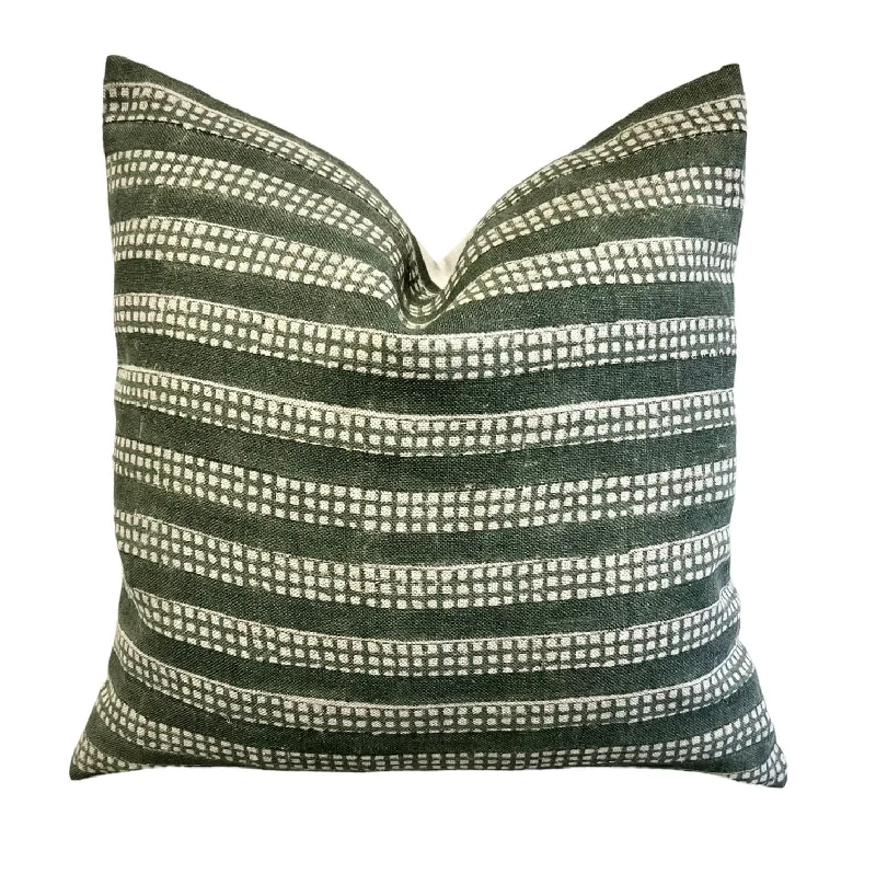 READY TO SHIP Nepsa in Olive Pillow Cover