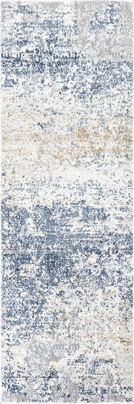 Abstract Jungle Rug | Blue