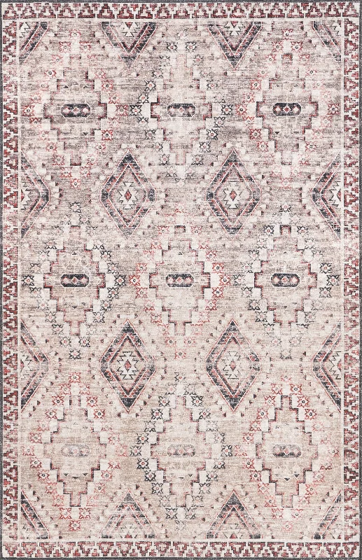 Athlezia Moroccan Trellis Rug | Rust