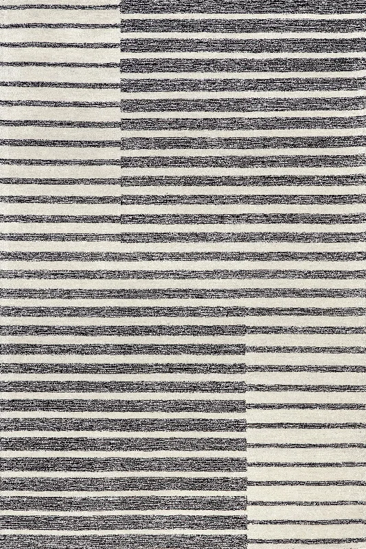 Calista Piano Keys Rug | Dark Grey