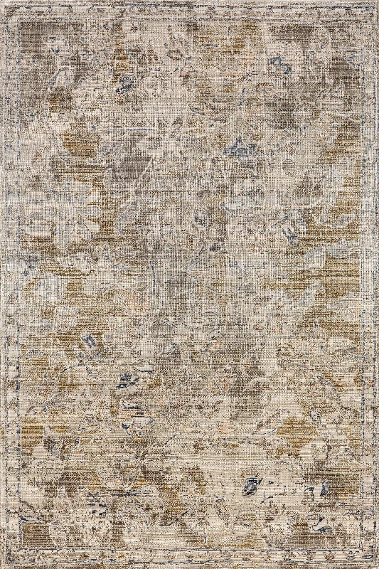 Camile Vintage Washable Indoor/Outdoor Rug | Beige