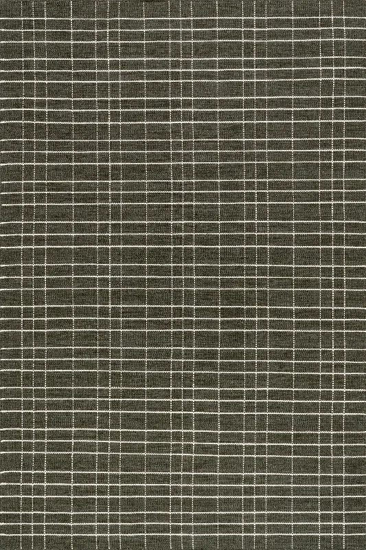 Charlie Plaid Wool Rug | Green