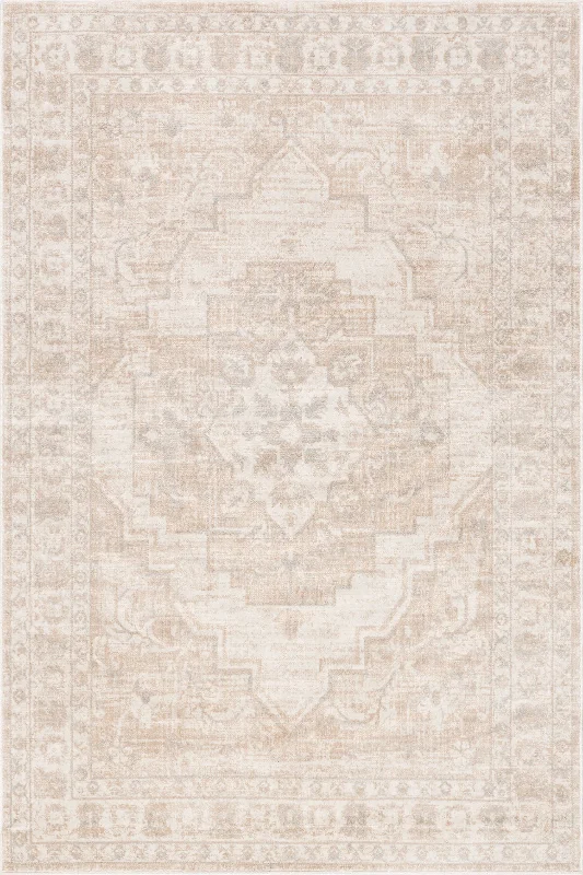 Elisabeth  Medallion Rug | Beige