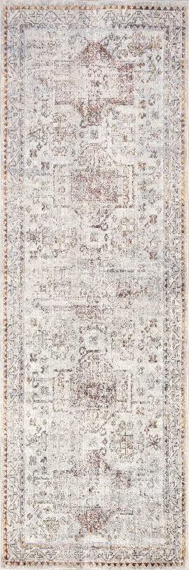 Faded Native Panels Rug | Beige