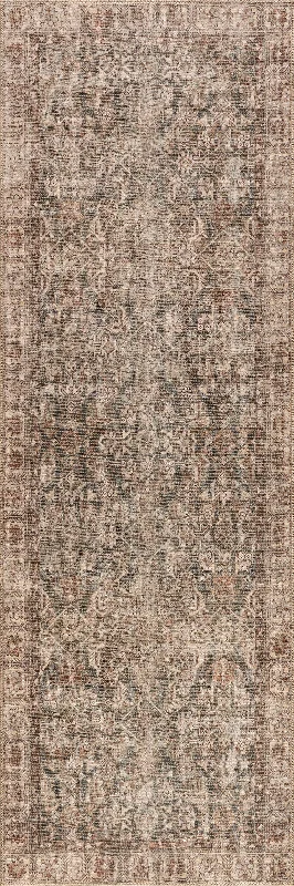 Fair Hills Antiqued Jute-Blend Rug | Brown