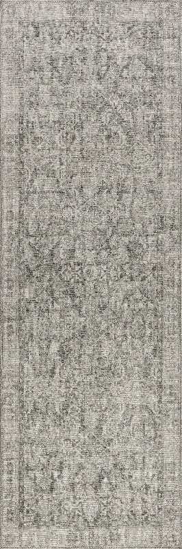 Fair Hills Antiqued Jute-Blend Rug | Grey