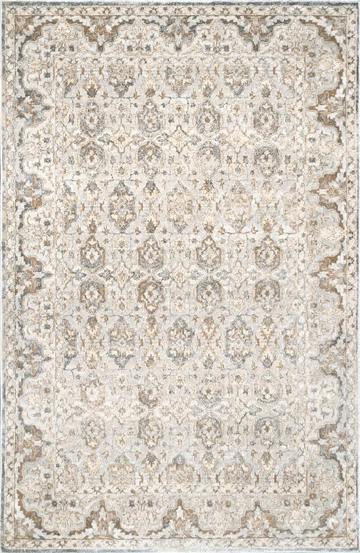 Floral Garden Rug | Beige