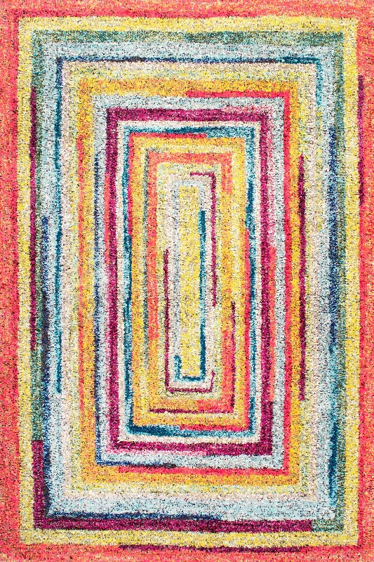 Florid Labyrinth Rug | Multicolor