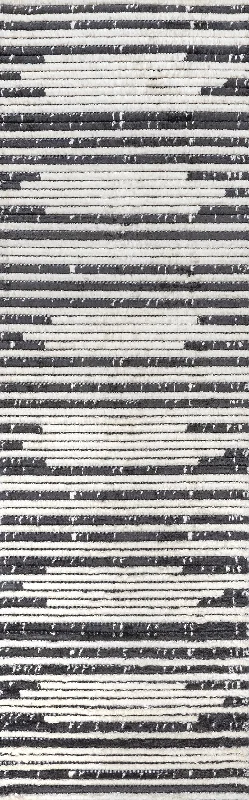 Frannie Striped Modern Rug | Beige