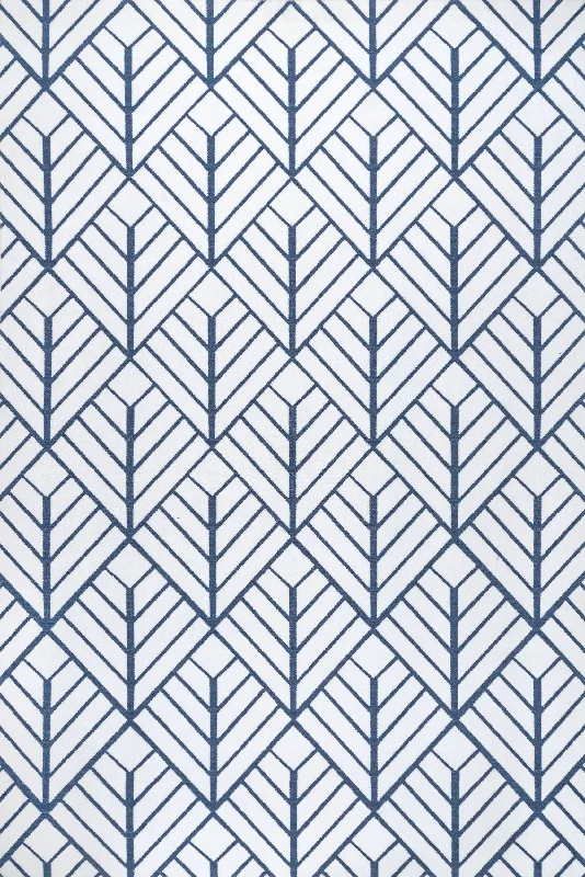 Juniper Diamond Tiles Indoor/Outdoor Rug | Blue