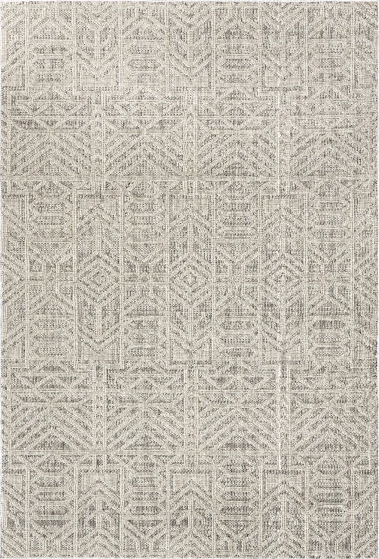 Malia Birdseye Indoor/Outdoor Rug | Light Grey