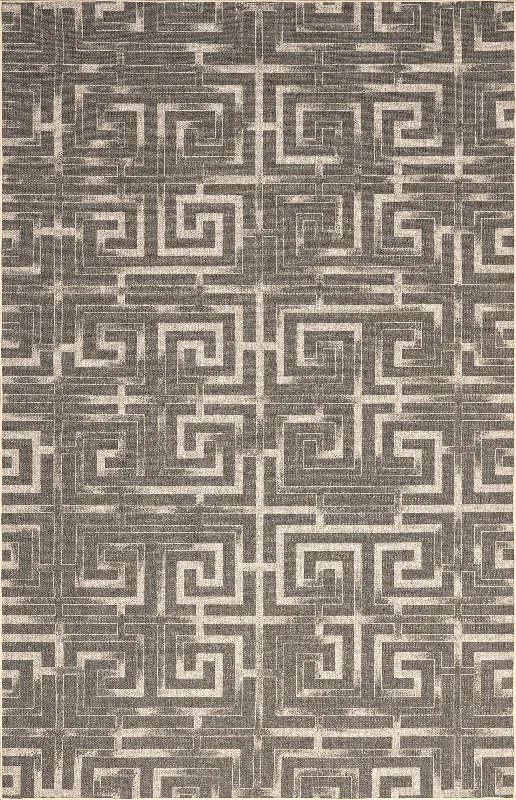 Mariana Easy-Jute Washable Maze Rug | Natural