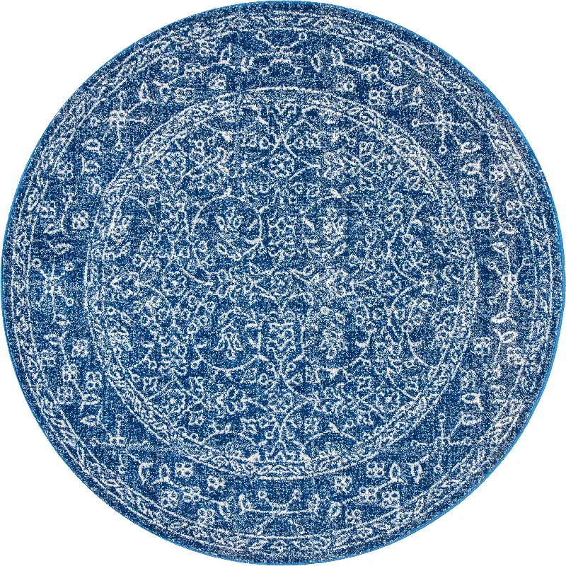 Medieval Tracery Rug | Dark Blue