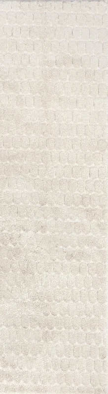 Milazia Honeycomb Plush Cloud Washable Rug | Beige