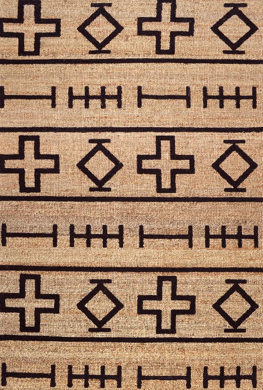 Native Symbols Rug | Natural