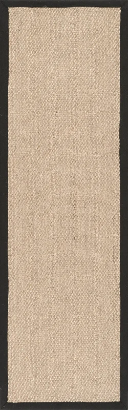 Oak Sisal Rug | Black