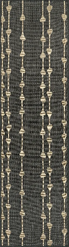 Raindrop Cascade Indoor/Outdoor Rug | Charcoal