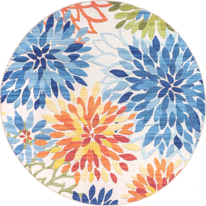 Shay Garden Washable Indoor/Outdoor Rug | Multicolor