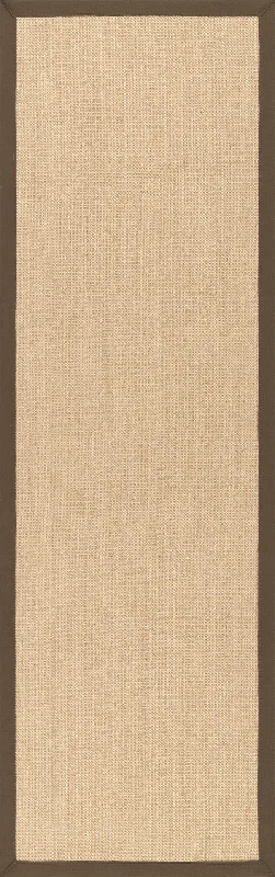 Sisal Border Rug | Brown