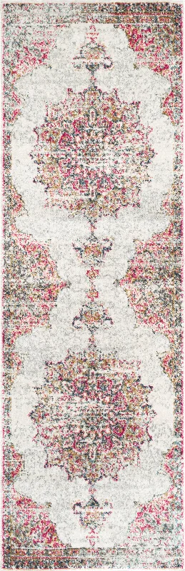 Sunny Wildflower Medallion Rug | Pink