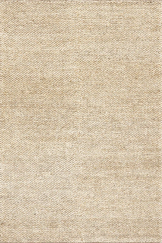 Textured Handwoven Jute Rug | Beige