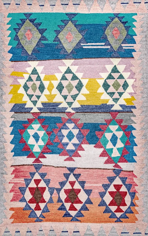 Wool Aztec Rug | Multicolor