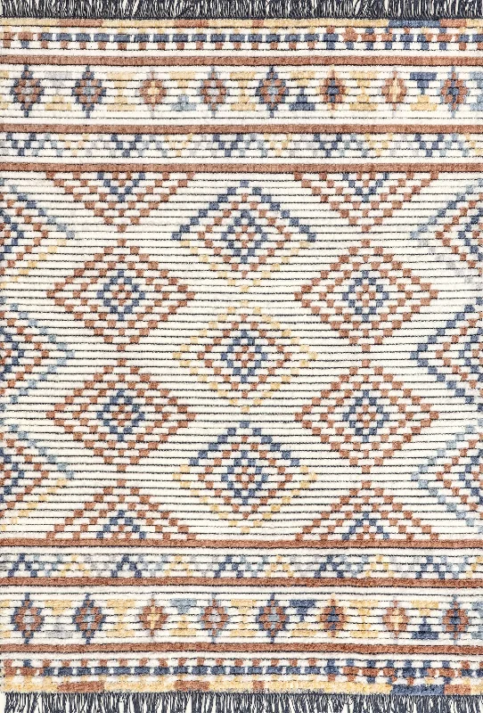 Ziala Colorful Aztec Rug | Beige