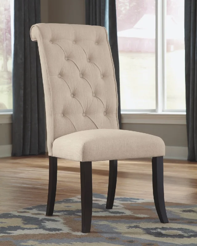 Tripton Dining  Side Chair (2/CN) Linen by Ashley Furniture