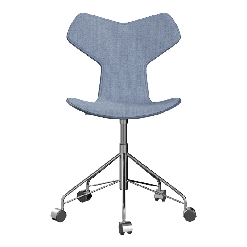 Grand Prix Swivel Chair 3131 - Colored Ash - Front Upholstered