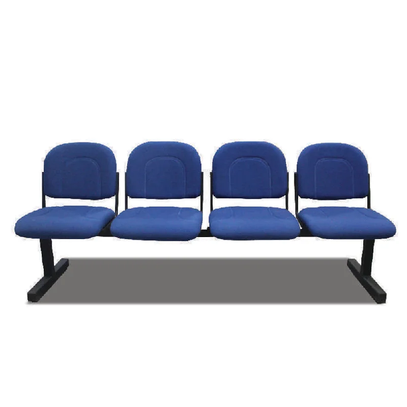 Euro Visitors Chair 4 Seater Blue #EB208 4S BLUE