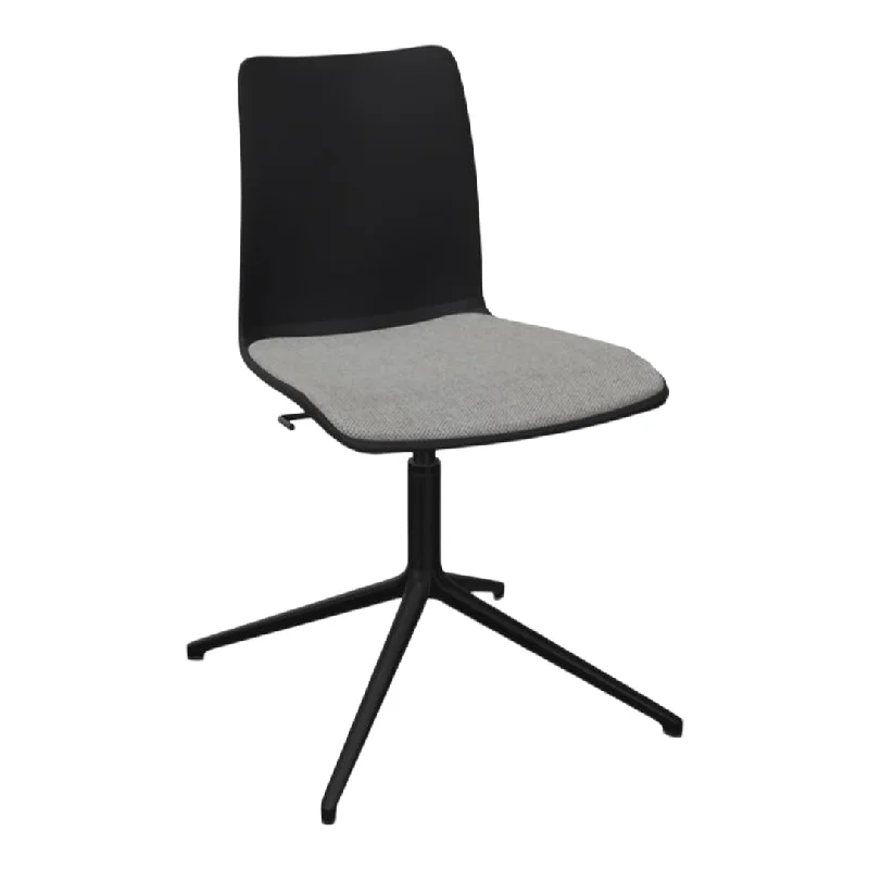 MOOD Conference Chair - Upholstered Seat - 4-Star Swivel Base