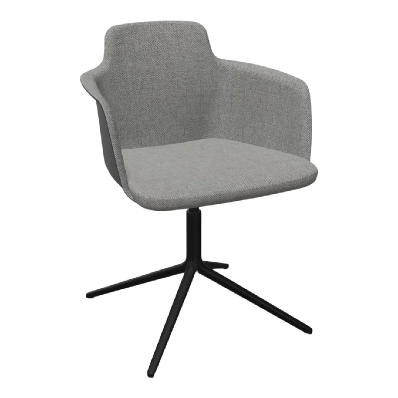 Tono Conference Chair - Upholstered Seat & Back - 4-Star Swivel Base