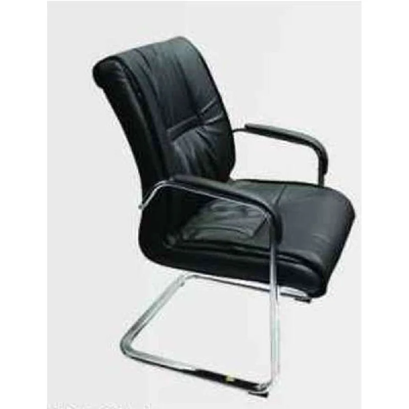 Hero Visitors PVC Chair Armrest Capacity 150kg #A-033V Black