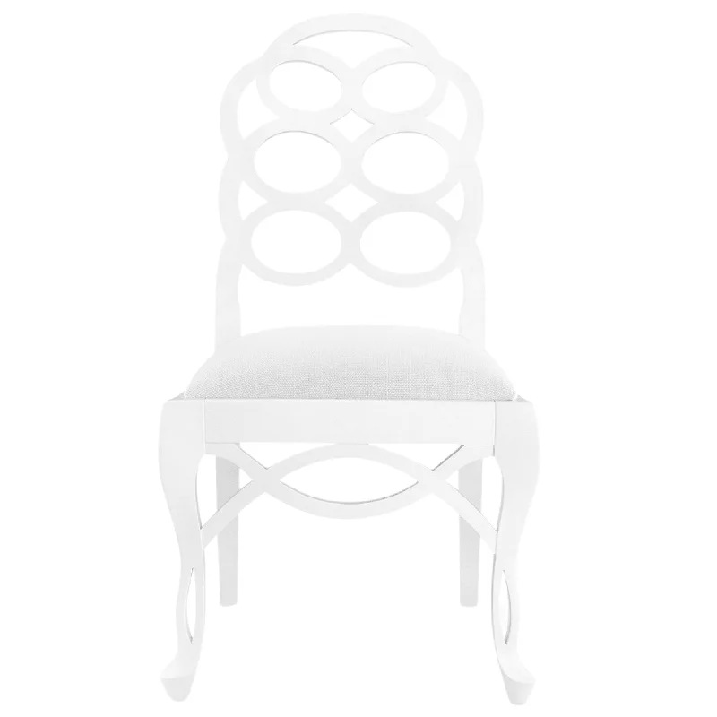 Loop Side Chair in Eggshell White