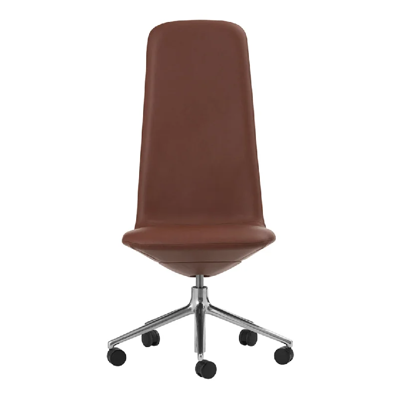 Off Side Chair High Back - 5-Star Swivel Base