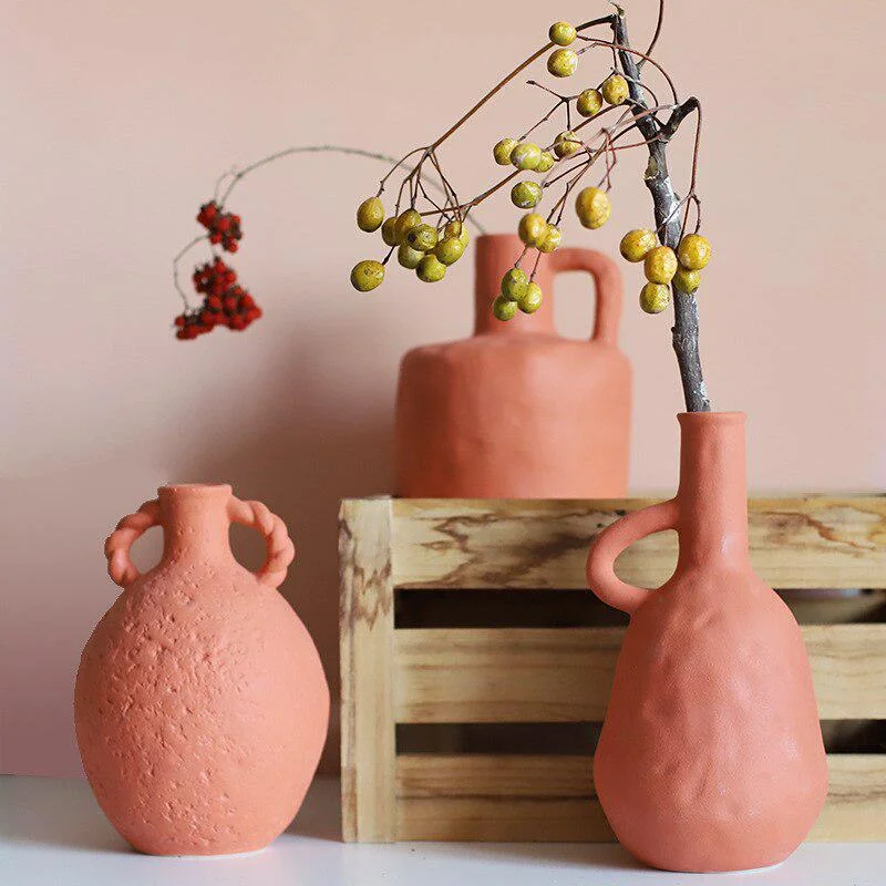 Attaya Textured Ceramic Vase